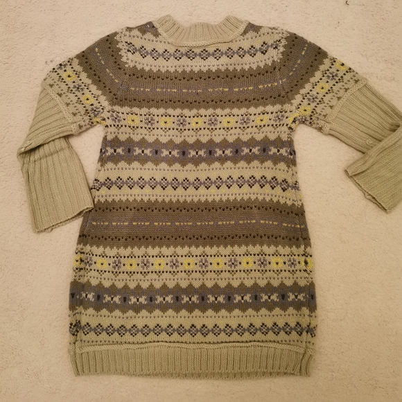 2/ 25 Mayoral Fairisle Jacquard Sweater Dress - Picture 5 of 9